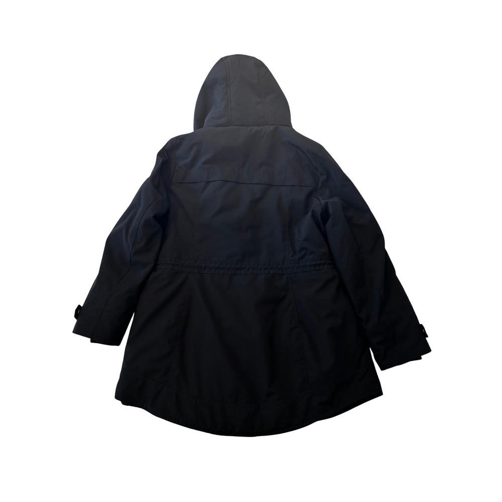 Koolaburra by UGG Womens Black Sherpa Lined Hooded Parka Utility Jacket Large - Picture 7 of 11